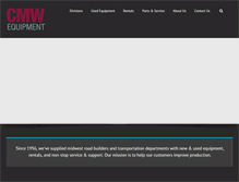 Tablet Screenshot of cmw-equip.com
